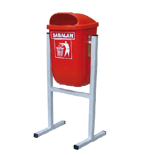 سطل زباله پلاستیکی پارکی 50 لیتری-کد 211