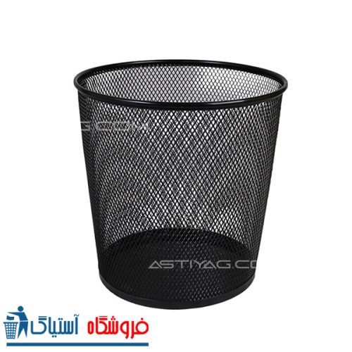 سطل زباله اداری فلزی – توری بزرگ – کد 800