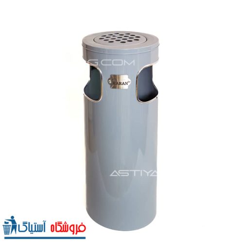 سطل زباله رنگی20 لیتری دوطرفه جاسیگاردار- v70