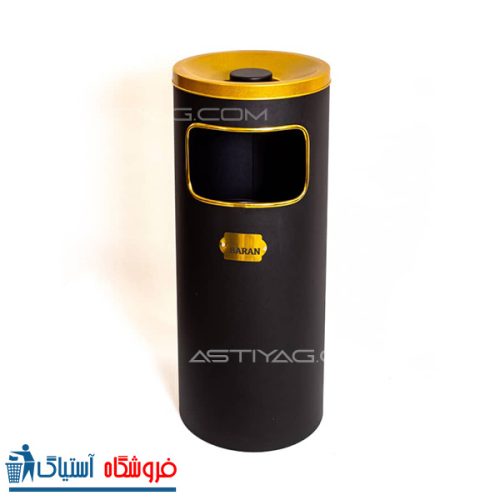 سطل زباله مشکی جاسیگاردار20 لیتری کدF4